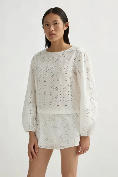 Posse Harriet Blouse In White