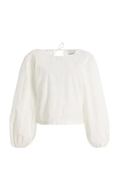 Posse Harriet Cotton Top In Multi