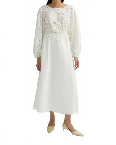 Posse Harriet Skirt In White In Red