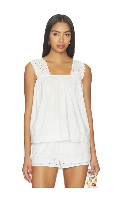 Posse Harriet Top In Vintage White