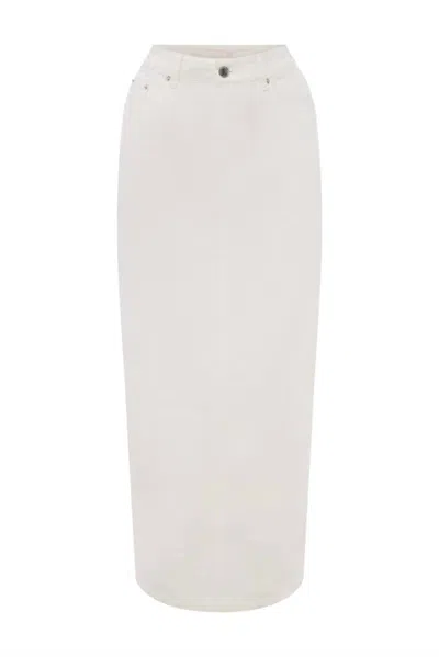 Posse Harvey Skirt In White