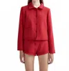 Posse Jacqueline Single-breast Jacket In Red