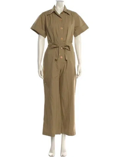Pre-owned Posse Jumpsuit In Neutral