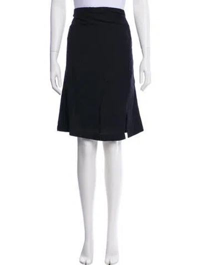 Pre-owned Posse Knee-length Skirt In Black