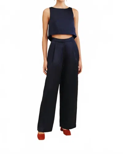 Posse Leila Trouser In Midnight In Multi