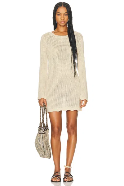 Posse Lennon Mini Dress In Neutral