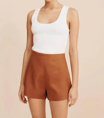 Posse Lewis Singlet Sleeveless Top In White