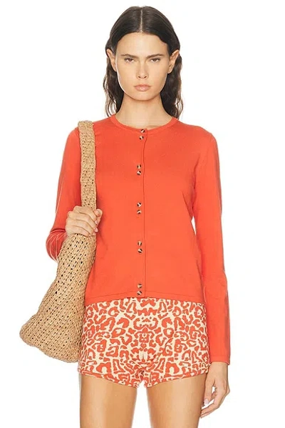 Posse Lexi Cardigan In Orange