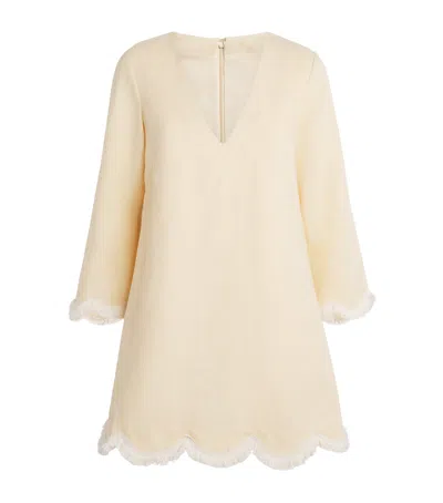 Posse Linen Essie Kaftan In Orange
