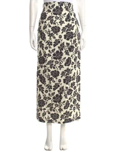 Pre-owned Posse Linen Long Skirt W/ Tags In Multi