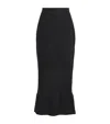 Posse Linen Matilda Midi Skirt In Black