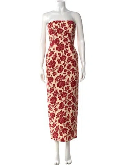 Pre-owned Posse Linen Midi Length Dress W/ Tags In Neutral