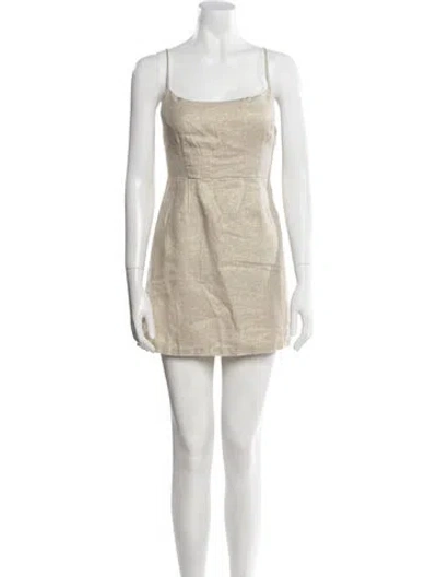 Pre-owned Posse Linen Mini Dress