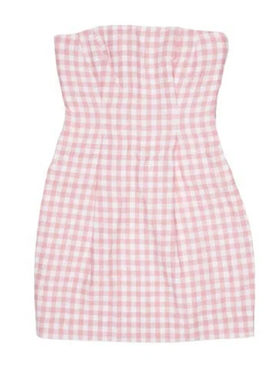 Pre-owned Posse Linen Mini Dress W/ Tags In Pink