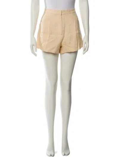 Pre-owned Posse Linen Mini Shorts W/ Tags In Multi