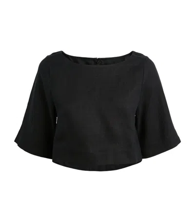 POSSE LINEN SHAY CROP TOP