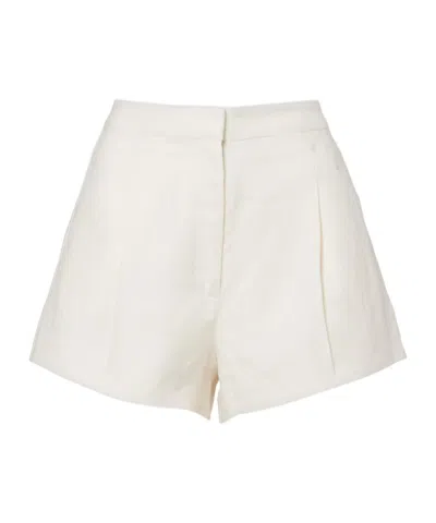 Posse Linen Shorts In White