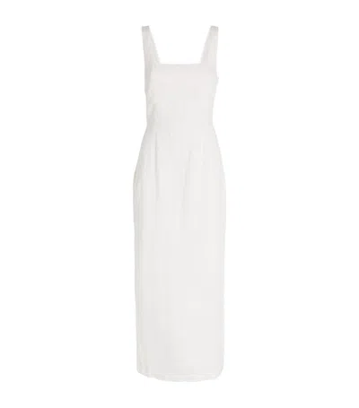 Posse Linen Skyla Maxi Dress In White