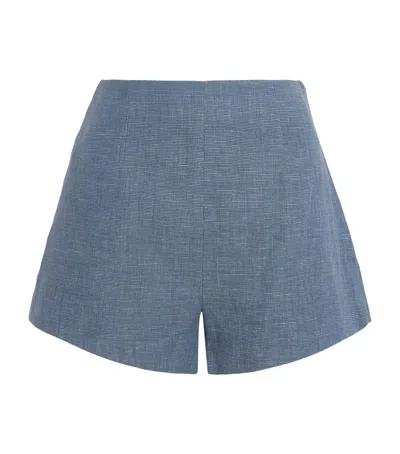 POSSE LINEN THEA TAILORED SHORTS