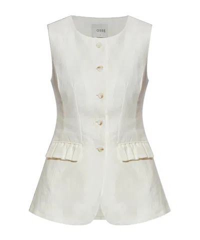 Posse Inactive Coo China Style Matilda Gilet In White