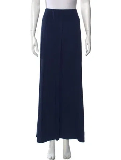 Pre-owned Posse Long Skirt In Blue