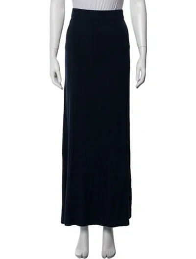 Pre-owned Posse Long Skirt In Blue