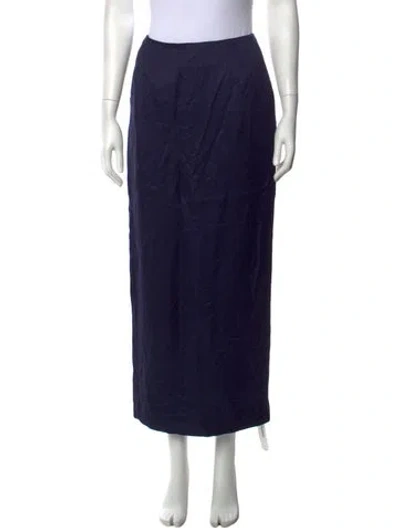 Pre-owned Posse Long Skirt W/ Tags In Blue