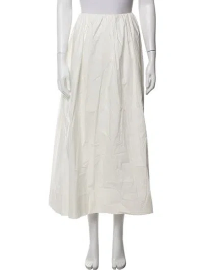 Pre-owned Posse Long Skirt In White