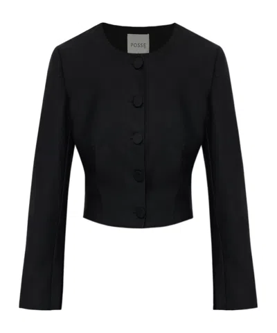 Posse Long-sleeved Jacket In Black