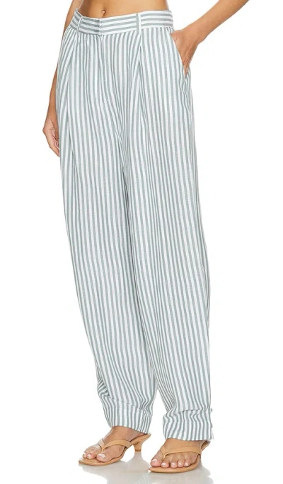 Posse Lorenzo Pant In Seagrass Stripe