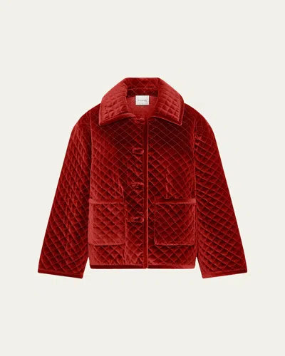 POSSE MARLEY QUILTED VELVET JACKET