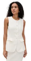 Posse Matilda Gilet Cream