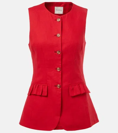 POSSE MATILDA LINEN VEST