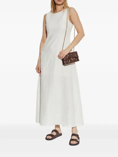 Posse Matilda Long Dress In White