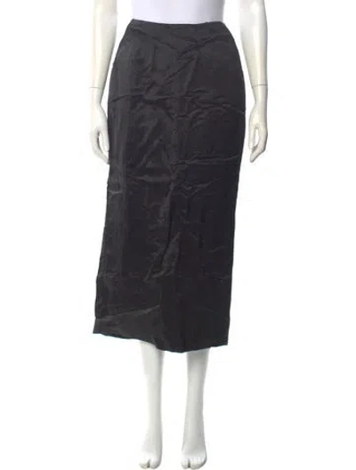 Pre-owned Posse Midi Length Skirt In Black