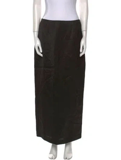 Pre-owned Posse Midi Length Skirt In Black