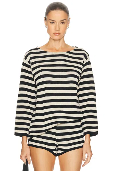 Posse Miles Long Sleeve Top In Black