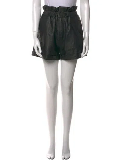 Pre-owned Posse Mini Shorts In Black