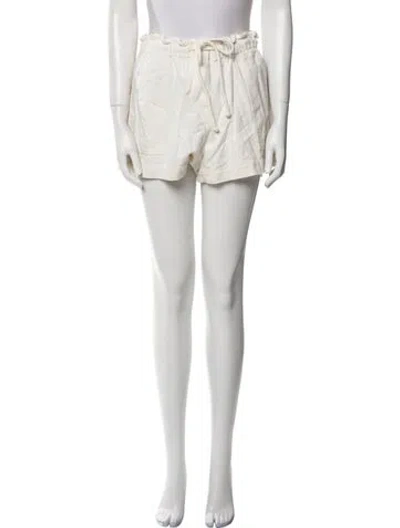Pre-owned Posse Mini Shorts In Neutral