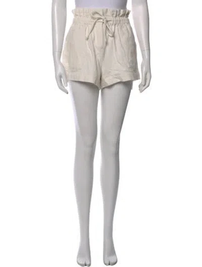 Pre-owned Posse Mini Shorts In Neutral