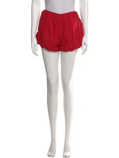 Pre-owned Posse Mini Shorts In Red