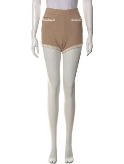Pre-owned Posse Mini Shorts W/ Tags In Neutral