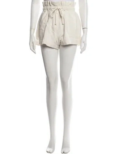 Pre-owned Posse Mini Shorts W/ Tags In Neutrals