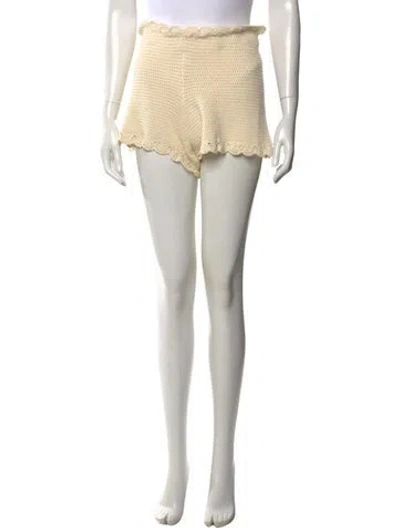 Pre-owned Posse Mini Shorts W/ Tags In Neutrals