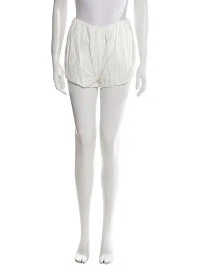 Pre-owned Posse Mini Shorts In White