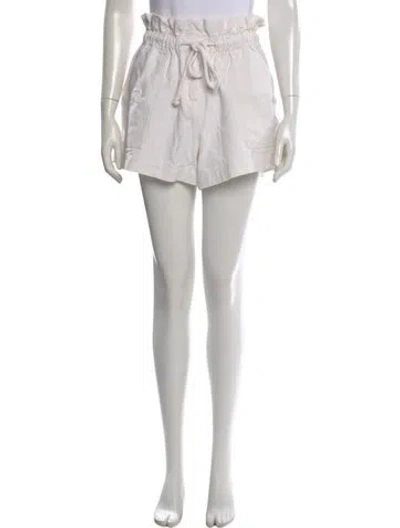 Pre-owned Posse Mini Shorts In White