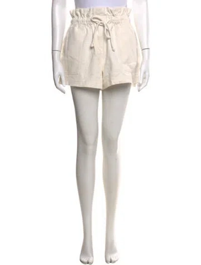 Pre-owned Posse Mini Shorts In White