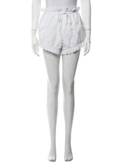 Pre-owned Posse Mini Shorts In White