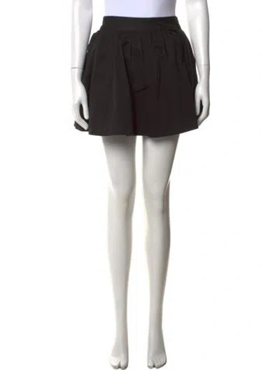 Pre-owned Posse Mini Skirt In Black
