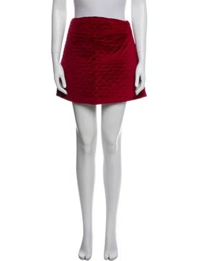 Pre-owned Posse Mini Skirt W/ Tags In Blue